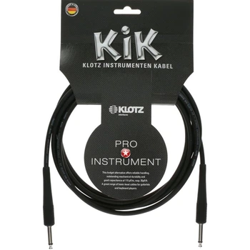 Кабель інструментальний KLOTZ KIK INSTRUMENT CABLE BLACK 4.5 M (228222)
