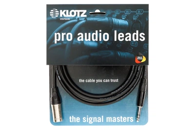 Кабель мікрофонний KLOTZ M1 PRIME MICROPHONE CABLE XLR MALE - BALANCED JACK 5 M (229118)
