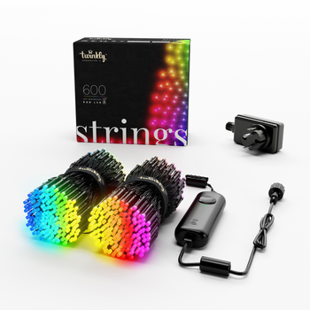 Гирлянда Smart LED Twinkly Strings RGBW 600 Gen II IP44 48 м (TWS600SPP-BEU)