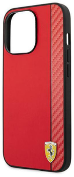 Etui plecki Ferrari On Track Stripe do Apple iPhone 14 Pro Red (3666339063863)