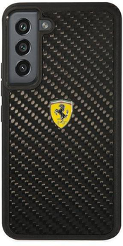 Etui plecki Ferrari On Track Real Carbon do Samsung Galaxy S22 Plus Black (3666339044718)