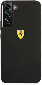 Панель Ferrari On Track Silicone для Samsung Galaxy S22 Чорний (3666339045098)