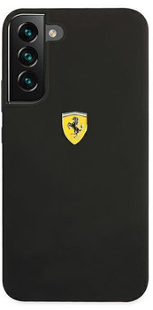 Etui plecki Ferrari On Track Silicone do Samsung Galaxy S22 Plus Black (3666339045104)