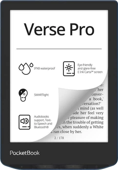 Електронна книга PocketBook 634, Azure