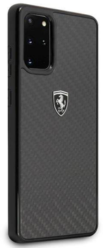 Панель Ferrari Carbon Heritage для Samsung Galaxy S20 Plus Чорний (3700740473399)