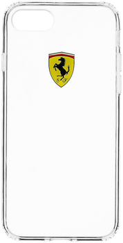 Etui plecki Ferrari do Apple iPhone 7/8 Transparent (3700740388556)