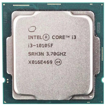 Процесор Intel Core i3 10105F (CM8070104291323) (Socket 1200, 8T, 4.4 ГГц, Tray)