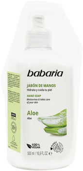 Mydło do rąk w płynie Babaria Liquid Hand Soap Aloe Vera 500 ml (8410412027045)