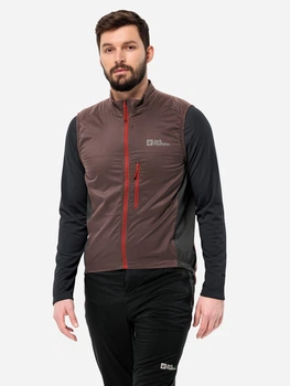 Теплий жилет чоловічий Jack Wolfskin Morobbia Alpha Vest M 1207641-2365 L Коричневий (4064993898026)