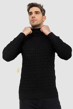 Гольф-светр чоловічий чорний 161R619 Ager 2XL