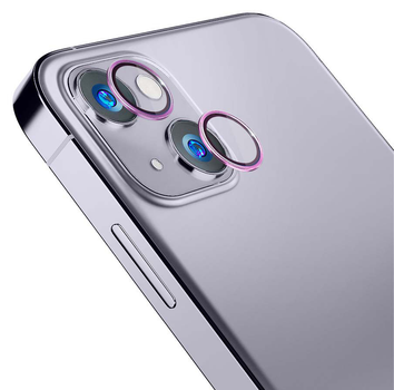 Szkło hartowane 3MK Lens Protection Pro na aparat iPhone 15 Plus z ramką montażową (5903108529884)