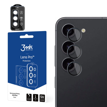 Захисне скло 3MK Lens Protection Pro для камери Samsung Galaxy S23 5G з монтажною рамкою (5903108498401)