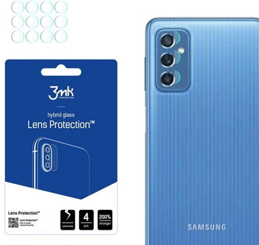 Zestaw szkieł hartowanych 3MK Lens Protect do aparatu Samsung Galaxy M52 4 szt (5903108440608)