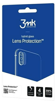 Zestaw szkieł hartowanych 3MK Lens Protect do aparatu Samsung Galaxy S23 Ultra 4 szt (5903108512558)