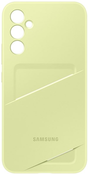 Etui z klapką Samsung Card Slot Cover do Galaxy A34 5G Lime (8806094920451)