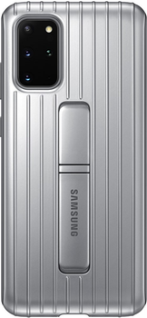 Etui plecki Samsung Protective Standing Cover do Galaxy S20 Plus Silver (8806090264122)