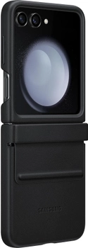 Etui z klapką Samsung Flap ECO-Leather Case do Galaxy Z Flip 5 Black (8806095070940)