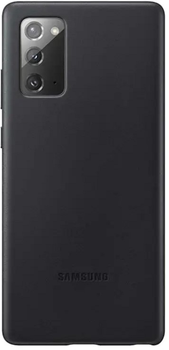 Etui plecki Samsung Leather Cover do Galaxy Note 20 Black (8806090560194)