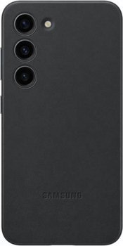 Etui plecki Samsung Leather Cover do Galaxy S23 Black (8806094770421)