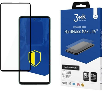 Захисне скло 3MK HardGlass Max Lite для Samsung Galaxy A52s 5G / A52 5G / A52 4G (5903108341165)