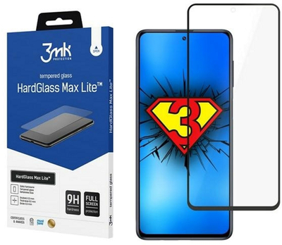Захисне скло 3MK HardGlass Max Lite для Samsung Galaxy M51 (5903108305303)