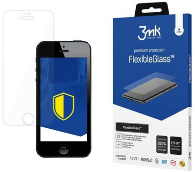 Szkło hybrydowe 3MK FlexibleGlass do Apple iPhone 5/5s/SE (5901571170770)