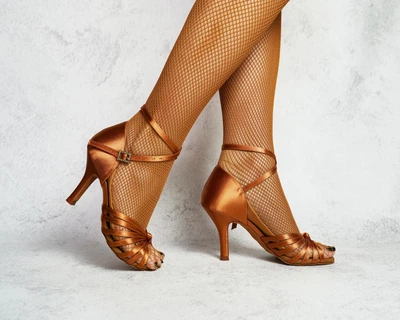Туфли бальные для латины PRO Dance Kylie 38 Dark Tan
