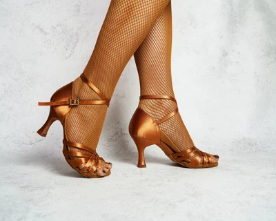 Туфли бальные для латины PRO Dance Bella 40 Dark Tan