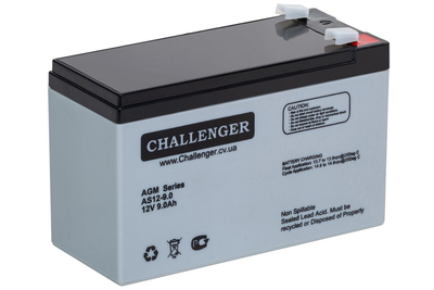 Аккумулятор Challenger AS12-9.0 AGM