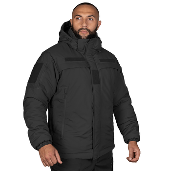 Куртка зимова Patrol System 3.0 Nylon Taslan Чорна Camotec розмір L