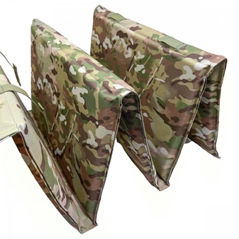 Военный каремат тактический раскладной коврик 10 мм мультикам
