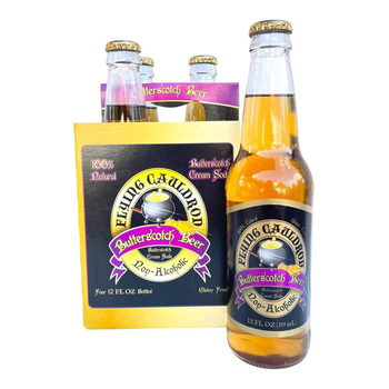 Безалкогольне пиво Harry Potter Flying Cauldron Butterscotch Beer 355 мл (упаковка 4 шт)