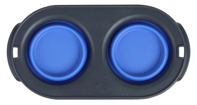 Складна миска для годування для собак Dexas Collapsible Pet Feeder 1200 мл Синя (dx30660)