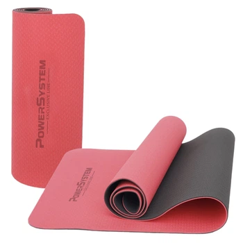 Килимок для фітнесу і йоги Power System Yoga Mat Premium PS-4060 Red