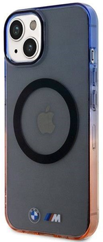 Etui plecki BMW MagSafe Gradient Bumper do Apple iPhone 14 Grey (3666339122102)