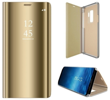 Etui z klapką Anomaly Clear View do Samsung Galaxy M31S Gold (5903657576834)