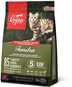 Sucha karma dla kotów wszystkich ras i w każdym wieku Orijen Tundra Cat 1.8 kg (0064992283186)