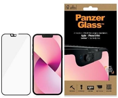 Захисне скло Panzer Glass E2E Microfracture для Apple iPhone 13 mini антибактеріальне
