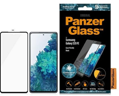 Захисне скло Panzer Glass E2E Microfracture для Samsung Galaxy S20 FE G781 антибактеріальне