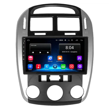Штатная магнитола Lesko для Kia Cerato I Рестайлинг 2006-2009 экран 9" 2/32Gb Wi-Fi GPS Base Киа