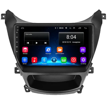 Штатная магнитола Lesko для Hyundai Elantra V (MD) Рестайлинг 2013-2016 экран 9" 2/32Gb Wi-Fi GPS Base Хюндай