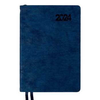 Ежедневник 2024 Leo Planner А5 Case 25242* - Синий темный