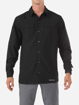 Рубашка тактическая 5.11 Tactical Freedom Flex Woves Shirt - Long Sleeve 72417 S Black (2000980359042)
