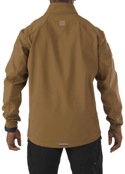 Куртка тактична для штормової погоди 5.11 Tactical Sierra Softshell 78005 XL Battle Brown (2000980359271)