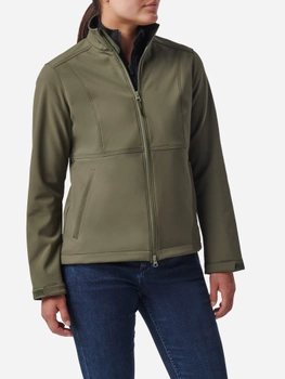 Тактическая куртка 5.11 Tactical Women'S Leone Softshell Jacket 38084-186 XS Ranger Green (2000980587353)