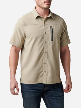 Тактическая рубашка 5.11 Tactical Marksman Utility Short Sleeve Shirt 71215-055 S Khaki (2000980565061)