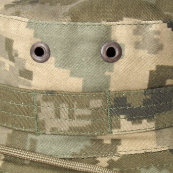 Панама військова польова P1G Military Boonie Hat UC Twill UA281-M19991UD-LW XL Ukrainian Digital Camo (MM-14) (2000980447114)