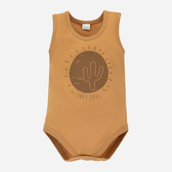 Body dziecięce dla chłopca Pinokio Free Soul Sleeveless Bodysuit 92 cm Żółte (5901033285097)
