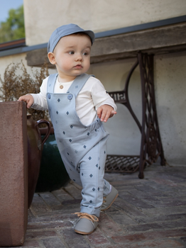 Боді дитяче Pinokio Charlie Longsleeve Polo Bodysuit 92 см Ecru (5901033292606)
