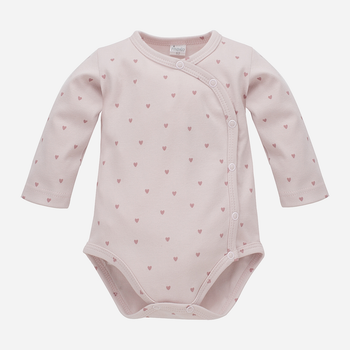 Боді дитяче Pinokio Hello Buttoned Longsleeve Bodysuit 56 см Pink (5901033291197)